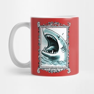 Portrait of a Shark Mug